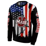 umass minutemen american pride black hoodie best selling