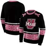 umass minutemen awareness ribbon black pink hoodie best selling