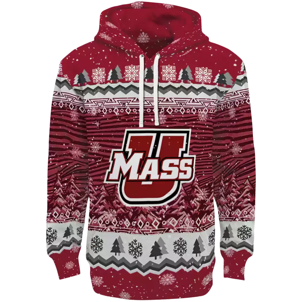 umass minutemen christmas trees red hoodie best selling umass minutemen christmas trees red hoodie best selling