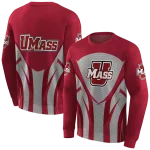 umass minutemen concentric lines red black hoodie best selling