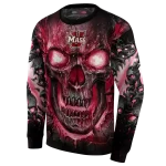 umass minutemen demonic skull red black hoodie best selling