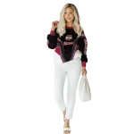 umass minutemen futuristic pattern red black hoodie best selling