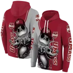 umass minutemen jack skellington red hoodie best selling