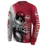 umass minutemen jack skellington red hoodie best selling