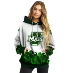 umass minutemen lucky motif white green hoodie best selling