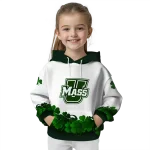 umass minutemen lucky motif white green hoodie best selling
