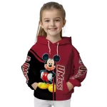 umass minutemen mickey mouse red black hoodie best selling