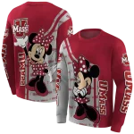 umass minutemen minnie mouse red hoodie best selling