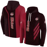 umass minutemen monogram pattern red hoodie best selling