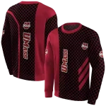 umass minutemen monogram pattern red hoodie best selling