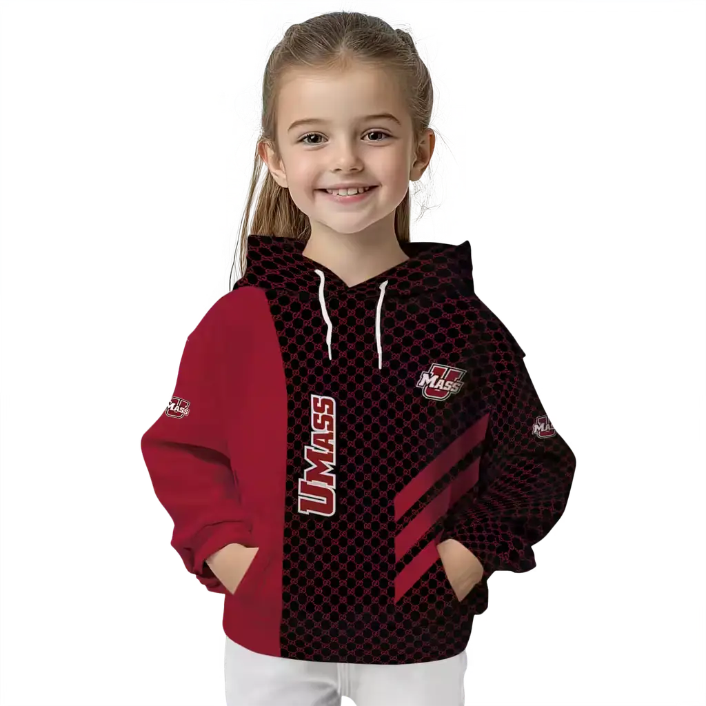 umass minutemen monogram pattern red hoodie top rated umass minutemen monogram pattern red hoodie top rated