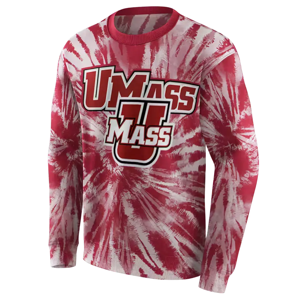 umass minutemen tie dye pattern red hoodie new arrival umass minutemen tie dye pattern red hoodie new arrival