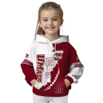 umass minutemen triangular pattern red white hoodie best selling