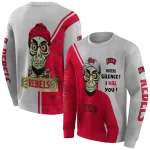 unlv rebels achmed skull red hoodie best selling