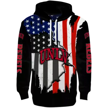 unlv rebels american pride black hoodie best selling