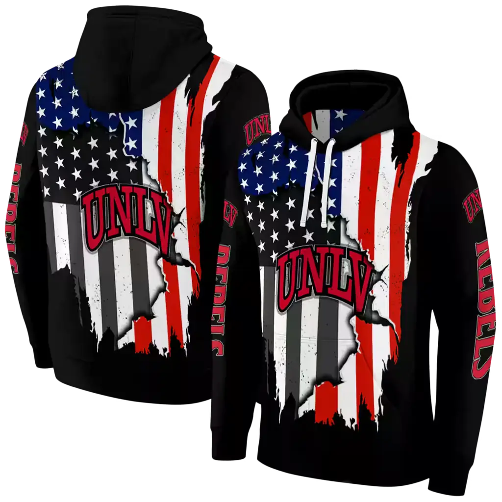 unlv rebels american pride black hoodie fashion forward unlv rebels american pride black hoodie fashion forward