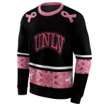unlv rebels awareness ribbon black pink hoodie best selling