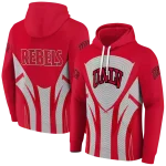 unlv rebels concentric lines red black hoodie best selling
