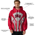 unlv rebels concentric lines red black hoodie best selling