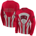 unlv rebels concentric lines red black hoodie best selling