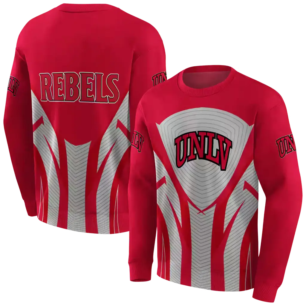 unlv rebels concentric lines red black hoodie premium grade unlv rebels concentric lines red black hoodie premium grade