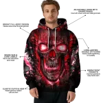 unlv rebels demonic skull red black hoodie best selling