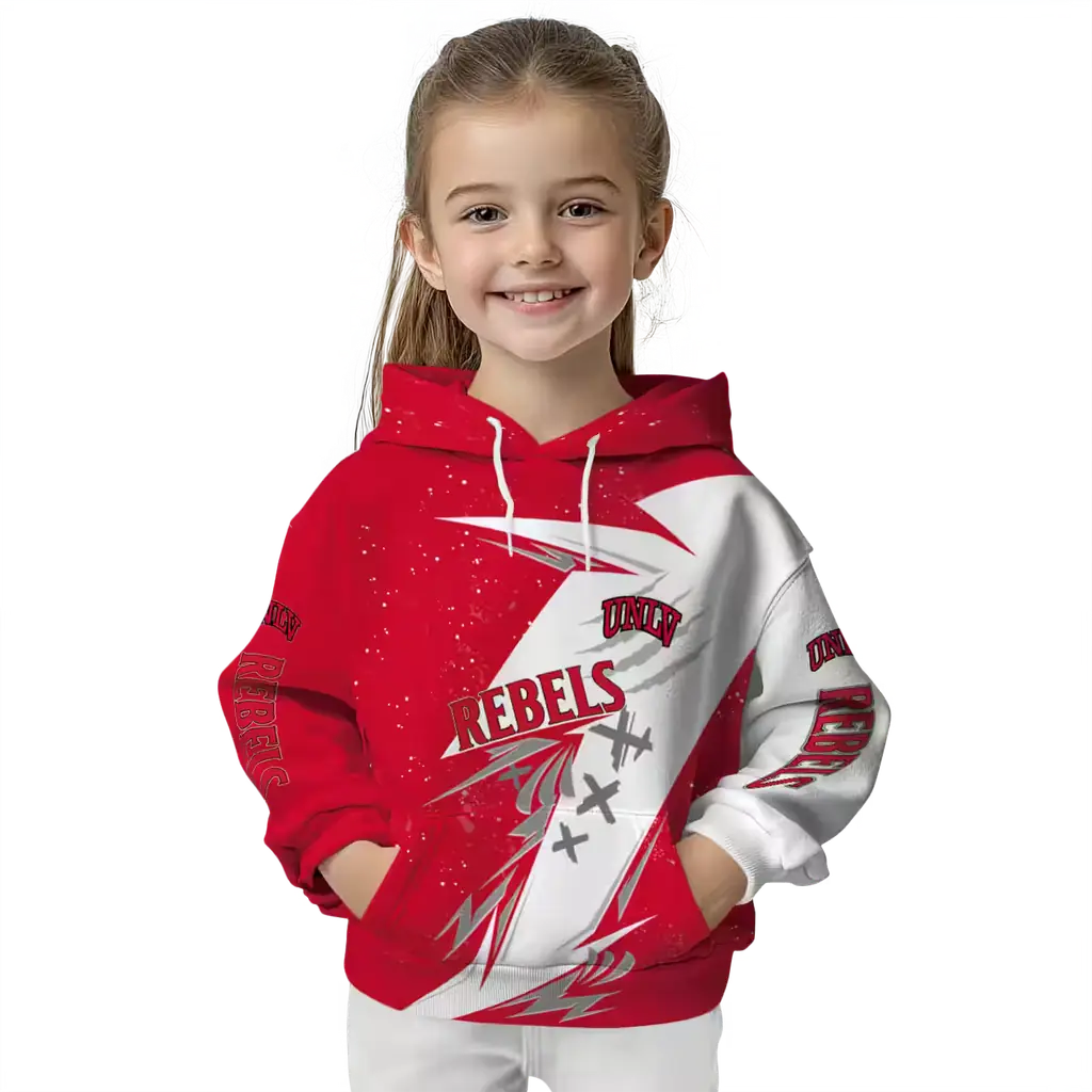 unlv rebels dynamic slash red white hoodie top rated unlv rebels dynamic slash red white hoodie top rated