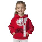 unlv rebels football heartbeat red hoodie best selling