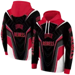 unlv rebels futuristic pattern red black hoodie best selling
