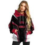 unlv rebels futuristic pattern red black hoodie best selling