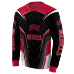 unlv rebels futuristic pattern red black hoodie best selling