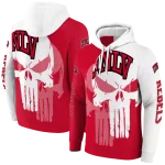 unlv rebels graphic punisher red white hoodie best selling