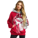 unlv rebels graphic punisher red white hoodie best selling