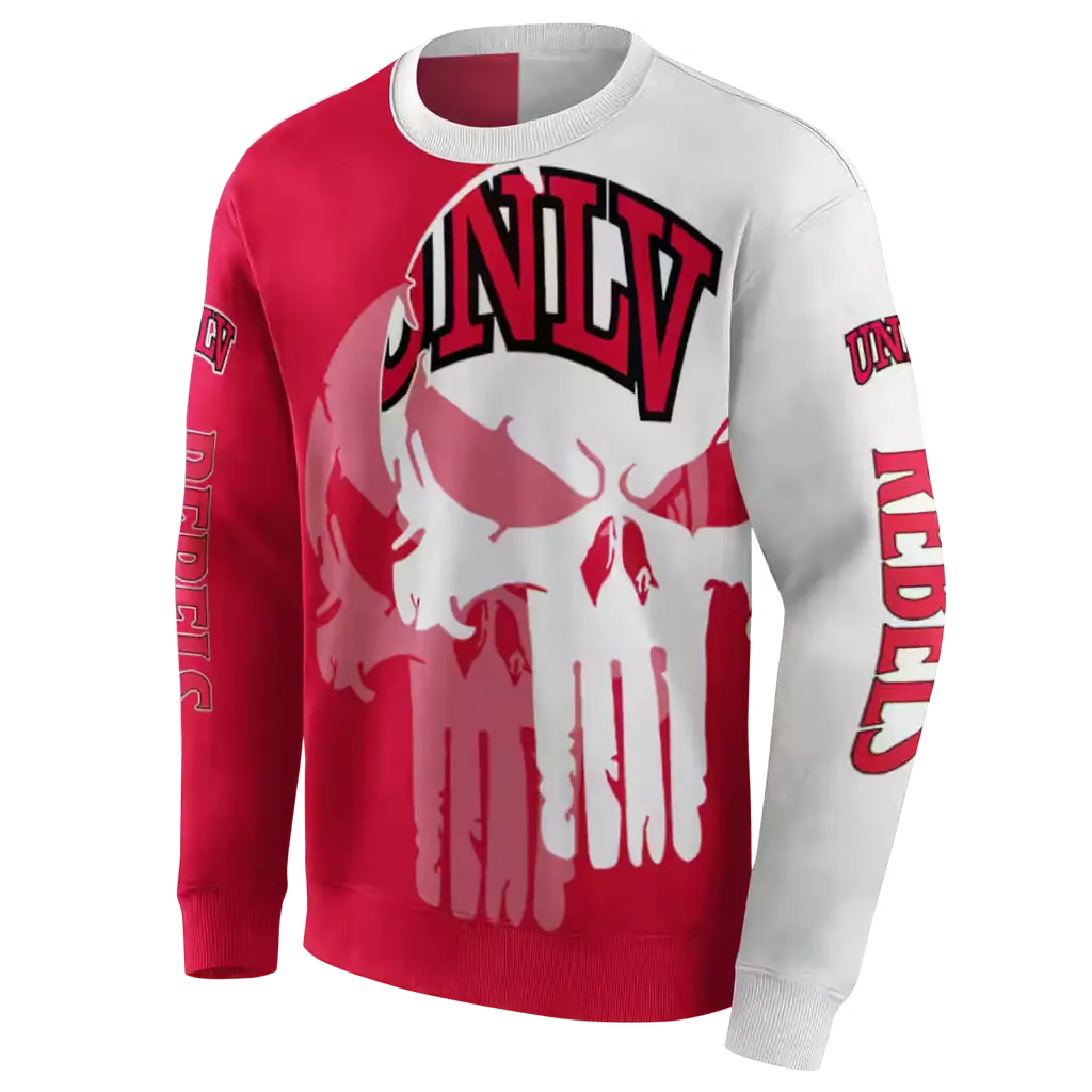 unlv rebels graphic punisher red white hoodie new arrival unlv rebels graphic punisher red white hoodie new arrival