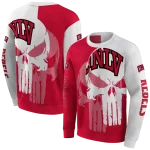 unlv rebels graphic punisher red white hoodie best selling