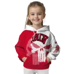 unlv rebels graphic punisher red white hoodie best selling