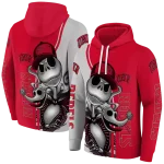 unlv rebels jack skellington red hoodie best selling