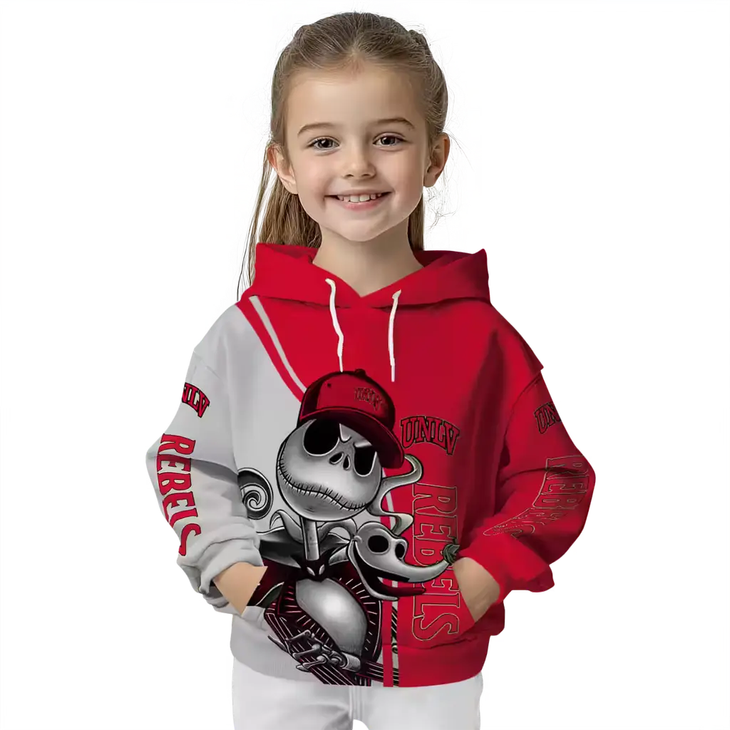 unlv rebels jack skellington red hoodie top rated unlv rebels jack skellington red hoodie top rated