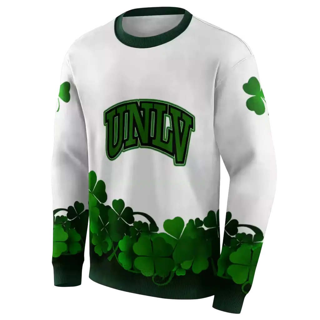 unlv rebels lucky motif white green hoodie new arrival unlv rebels lucky motif white green hoodie new arrival