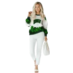 unlv rebels lucky motif white green hoodie best selling