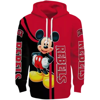 unlv rebels mickey mouse red black hoodie best selling