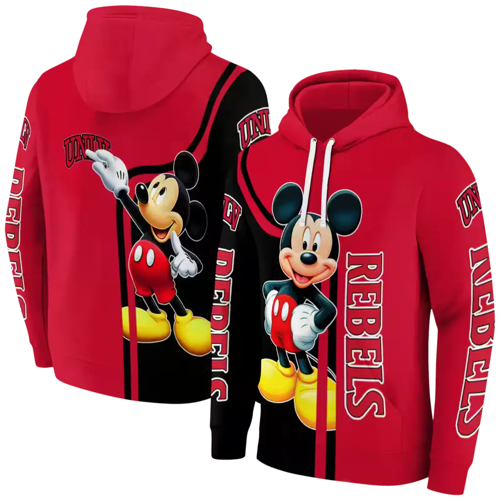 unlv rebels mickey mouse red black hoodie fashion forward unlv rebels mickey mouse red black hoodie fashion forward