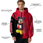 unlv rebels mickey mouse red black hoodie best selling