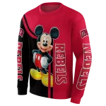 unlv rebels mickey mouse red black hoodie best selling