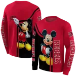 unlv rebels mickey mouse red black hoodie best selling