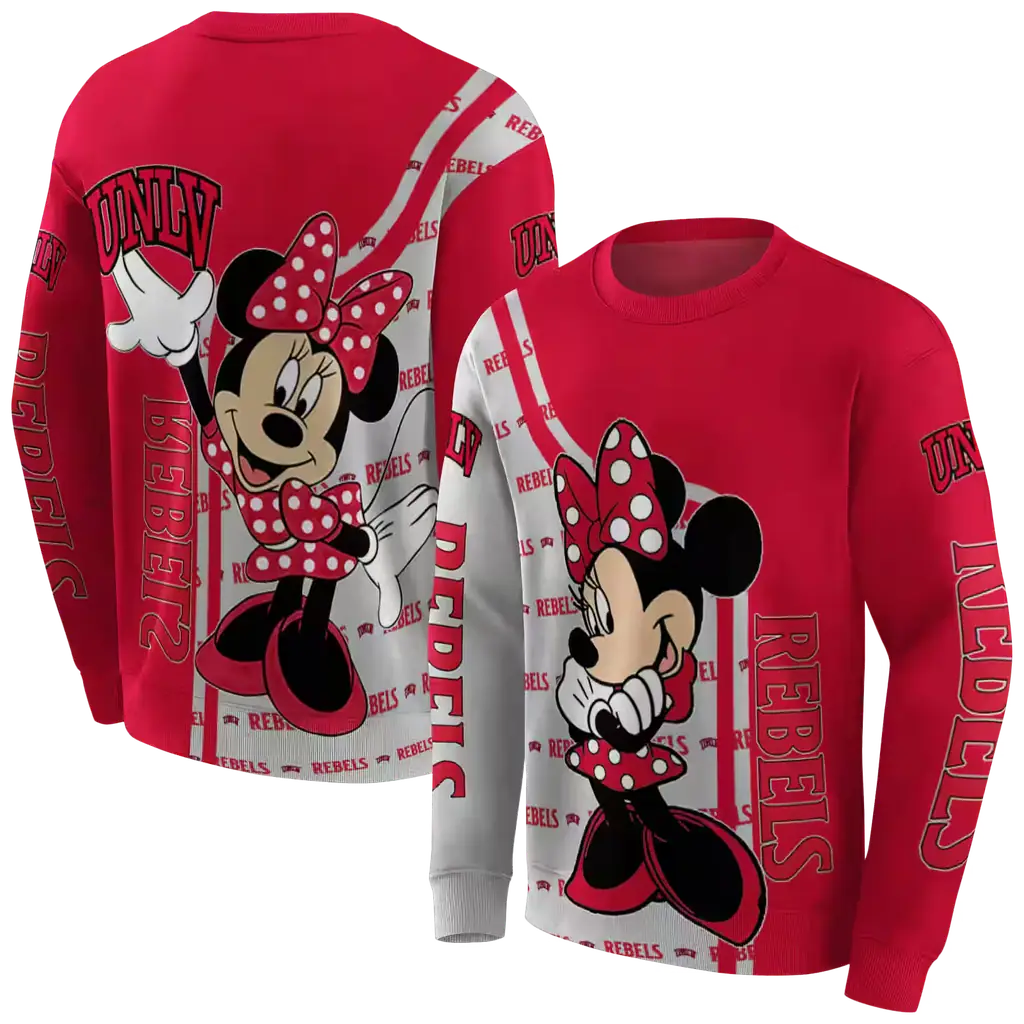 unlv rebels minnie mouse red hoodie premium grade unlv rebels minnie mouse red hoodie premium grade