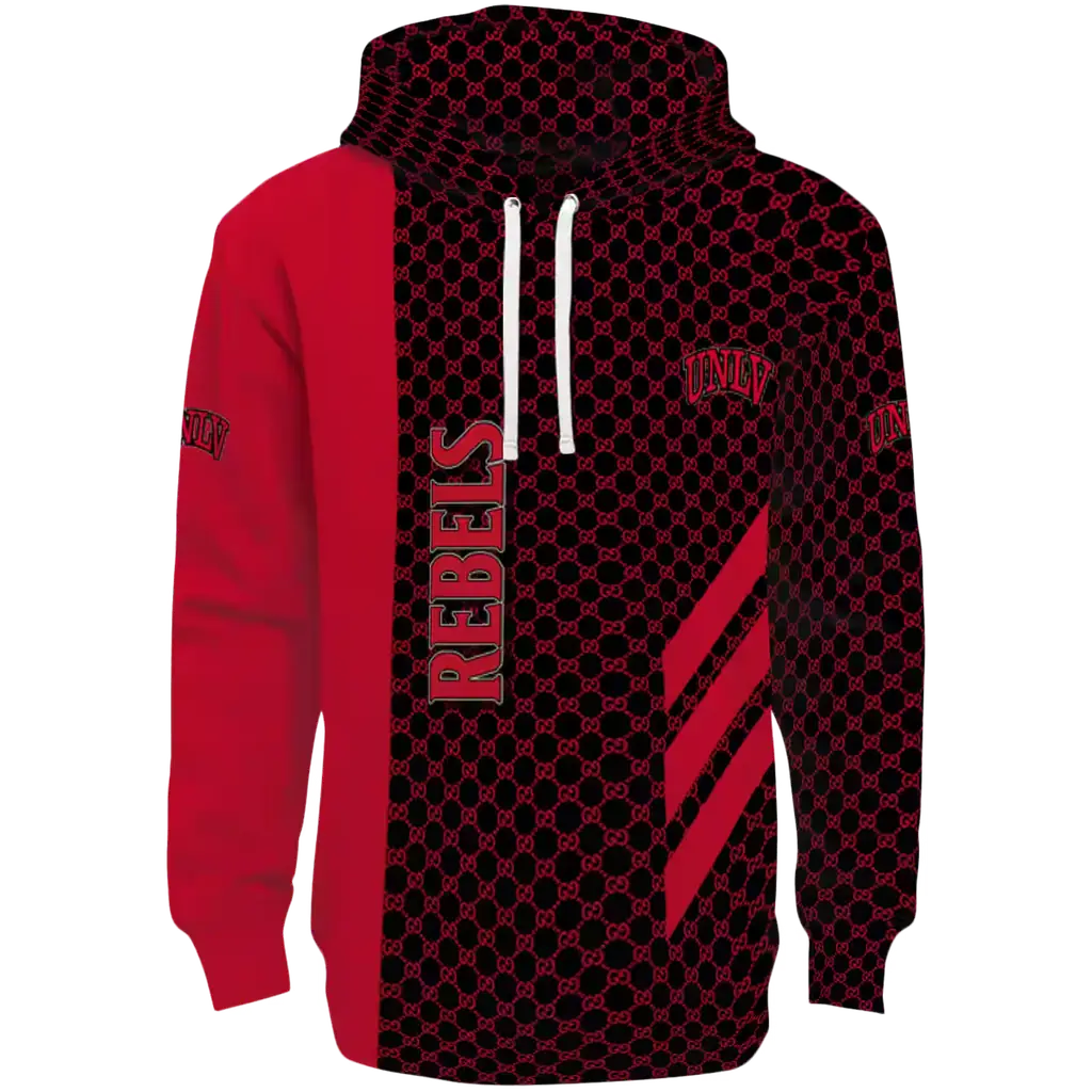 unlv rebels monogram pattern red hoodie best selling unlv rebels monogram pattern red hoodie best selling
