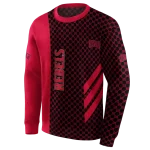 unlv rebels monogram pattern red hoodie best selling