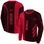 unlv rebels monogram pattern red hoodie best selling