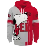 unlv rebels playful snoopy red hoodie best selling